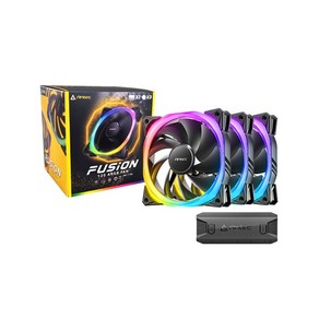 [Antec] FUSION 120 ARGB BLACK (3PACK/Contolle) [시스템쿨러/120mm], 3개