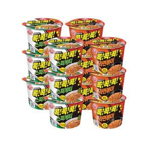 오뚜기 콕콕콕 컵라면120g 라면볶이 6개+스파게티 6개, 6개