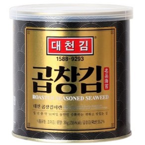 대천 바삭바삭 저염 곱창김 30g x 4캔, 4개