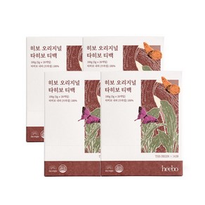 히보 오리지널 타히보 티백 4박스 (5gX80포), 100g, 80개