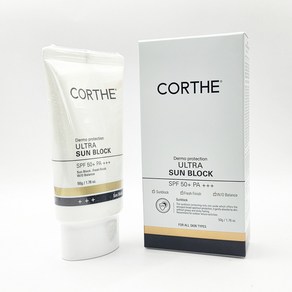 코르테 더모 프로텍션 울트라 선블록 (SPF50+ PA+++)- Cothe Demo Potection Ulta Sun Block, [피부과 병원 화장품] 코르테 더모 프로텍션, 50g, 1개