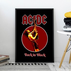 포스터나인 ACDC 그림 포스터 브로마이드 벽 장식 인테리어 액자, 02_ACDC, 1개