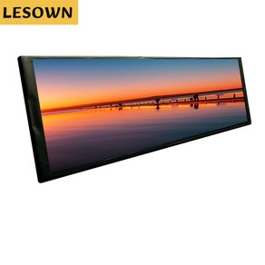 노트북트리플모니터 듀얼모니터 7.9 인치 IPS PC 케이스 보조 스크린 익스텐더 400x1280 LCD 온도 모니터링 울트라 와이드 모니터 액세서리 바 롱 디스플레이