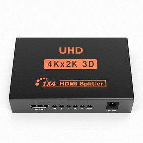 EU 전원 공급 장치 노트북 용 HDMI 분배기 증폭기 1 In 4 Out 4KX2K 30Hz, NEXT-514SP4K