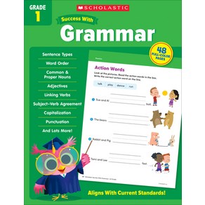 (영문도서) Scholastic Success with Grammar Grade 1 Paperback