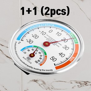 푸토 1+1 아날로그 온습도계 온도계 습도계 공장 현장 건축 인테리어 실내 실외