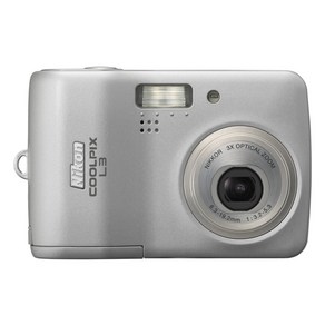 Nikon 디지털 카메라 COOLPIX L3 실버 COOLPIXL3