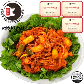 여향갈비 한돈 수제 돼지 제육볶음, 3개, 600g