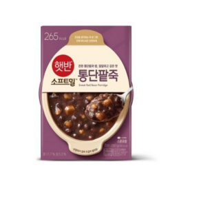 비비고 통단팥죽, 280g, 21개