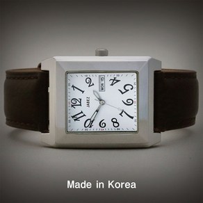 Made in Koea ko-4002M 사각시계 날자 요일표시 시계 제조 제작업체 코와치 JABEZ