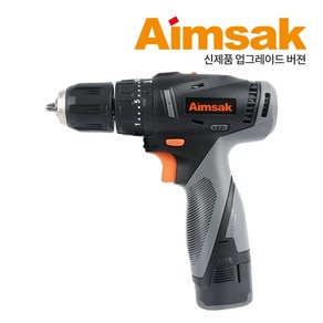 아임삭 AH414T 3G 충전해머드릴 14.4V 2.0AH 배터리2개, 1개