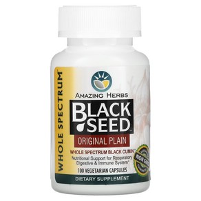 어메이징허브 Black Seed 오리지널 플레인 베지 캡슐 100정