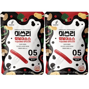 1+1 미쓰리 떡볶이 소스 불맛 100g 4인분 양념 분말소스 캠핑음식, 2개