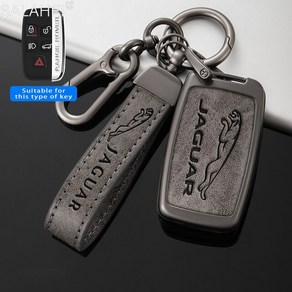 jagua 재규어 자동차 스마트 원격 키 Fob 케이스 커버 셸 재규어 XF XJ XE C-X16 XKR V12 E-PACE 체인, 09 A-gun gay chain