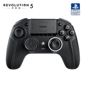 NACON Revolution 5 Po Officially Licensed PlayStation Wieless Gaming Contolle fo PS5 / PS4 / PC, 트리플 블랙