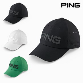 [삼양정품]핑 6각 솔리드캡 CAP 골프모자 남성 2024년, 그린, 1개