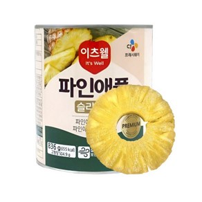 CJ 이츠웰 파인애플 슬라이스 836g, 836mg, 1개