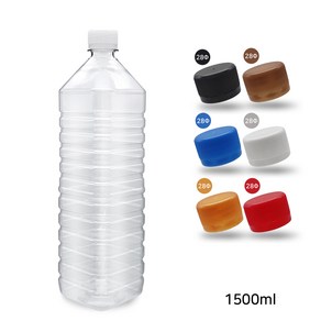 MIR 생수공병 사각 1500ml (60개입), 골드, 60개