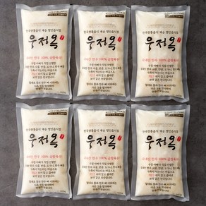 우정옥 한우사골 곰국 곰탕 육수, 600g, 6개