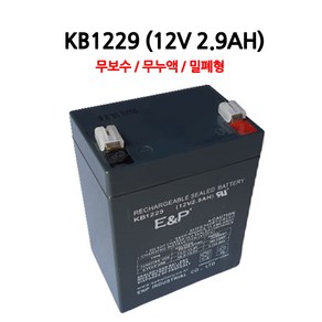 100번 이앤피/KB1229/(12V 2.9AH)/배터리, 1개, 1개입