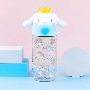 산리오 시나모롤 입체 피규어 물통 500ml, 단품, 1개