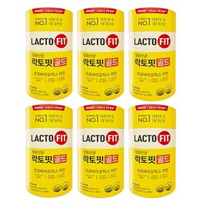 온가족 맞춤형 생유산균 종근당건강 락토핏 생 유산균 골드 LACTO FIT, 100g, 6세트