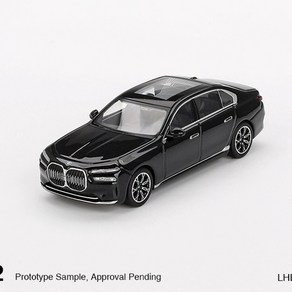 1/64 BMW i7 eDive50 블랙 7시리즈 자동차 미니어처 모델 피규어 모형, 한국, 802#블랙