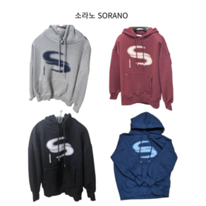 (국내정품) 소라노 베이직 로고 후드티셔츠 SORANO Basic Logo HOODIE