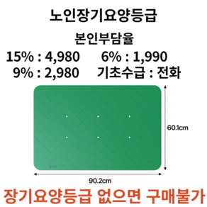 미세 패턴으로 우수한 미끄럼방지 기능 NSAM-0190 미끄럼방지매트 복지용구