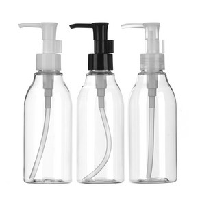 [용기] 오일펌프 용기 [묶음판매] 50ml ~ 300ml, 오일펌프 [2개묵음] 200ml(F)투명/흰색캡, 2개