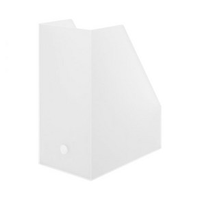 [MUJI] 스탠드 파일박스 와이드 폭 15cm, 화이트 그레이 4550344902912