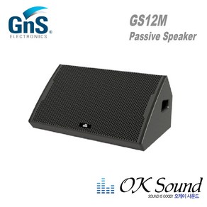 GNS GS12M 스테이지모니터 스피커 MAX 900W 공연스피커 교회스피커강의용스피커 행사용스피커 공연용스피커 앰프내장스피커