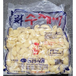 감자수제비(농민식품 냉동 1kg) X2 업소용 수제비 사리, 2개, 1kg