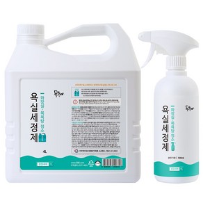 몽블 프리미엄 코튼향 화장실 청소세제 500ml+4L