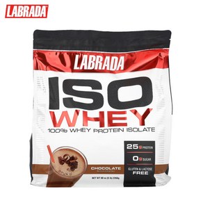 라브라다 뉴트리션 Labada Nutition ISO Whey 100% 유청 분리 단백질 초콜릿, 1개, 2.268kg