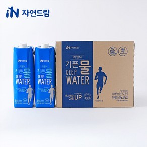 자연드림 리필엠 기픈물 1000ml x (12개입) (멸균종이팩/해양심층수), 단일속성