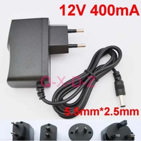 1PCS 12V 200mA 300mA 400mA 500mA 600mA 700mA 800mA AC 100V-240V 변환기 스위칭 전원 어댑터 DC 5.5mm x 2.5mm EU 미, 1개