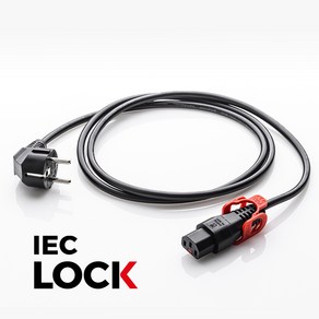 [스마트키퍼 x IEC LOCK] 전원 케이블 락 (PC2635/PC2826), 1개