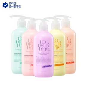 로더렛 인 잉글랜드 컬러핏 바디로션 향좋은 퍼퓸 저자극 보습, 1개, 500ml