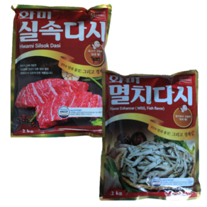 화미 실속다시 2kg + 멸치다시 2kg, 2개