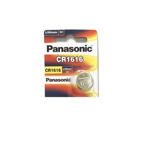 Panasonic파나소닉정품 리튬전지 CR1616 리튬전지 3V 수은전지 코인전지 배터리, 1개입, 1개