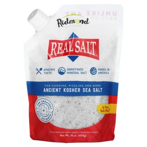 Redmond Tading Company Real Salt Ancient Koshe Sea Salt 16 oz (454 g), 454g, 1개