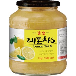 꽃샘 레몬차S 레몬청 차 꿀레몬차 레몬차 2KG1KGX2병, 2개