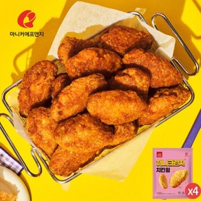 마니커에프앤지 허니크런치 치킨윙 300g(4봉), 4개, 300g