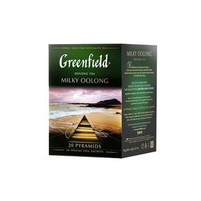 Greenfield Milky Oolong Pyramid Collection 20 Pyra Greenfield Milky Oolong Pyramid Collection 특수 호일