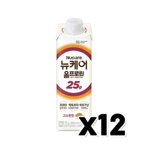 뉴케어 올프로틴 고소한맛 단백질음료 245ml x 12개, 단품, 1회분