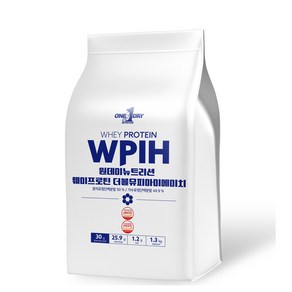 원데이뉴트리션 WPIH 웨이프로틴 단백질 포대유청, 1.3kg, 1개