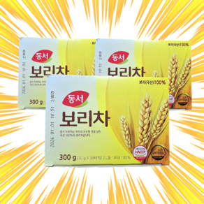 동서 보리차, 300g, 3개입, 1개
