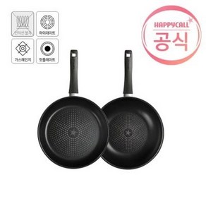 해피콜 브릴로 다이아몬드팬 2종 세트, 프라이팬 24cm + 궁중팬 24cm, 1세트