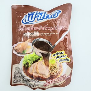 태국 파타이 농축 누들 스프 팔로 스프 Fathai noodles soup Palo soup woldfood, 350g, 1개